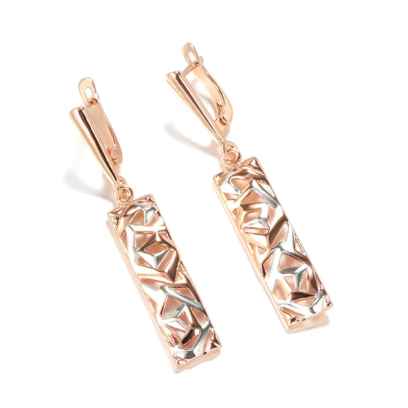 Rose Gold Drop Earrings