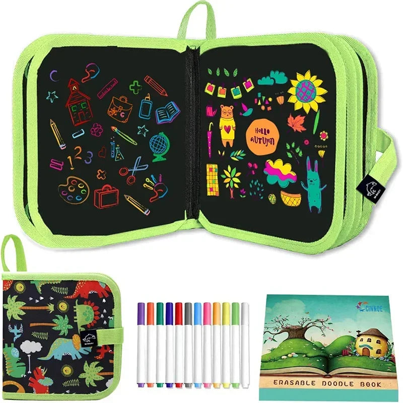 Educational Erasable Doodle Book