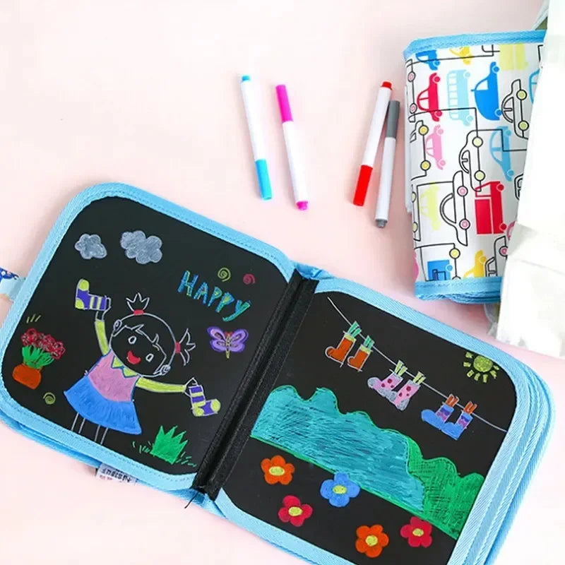 Educational Erasable Doodle Book