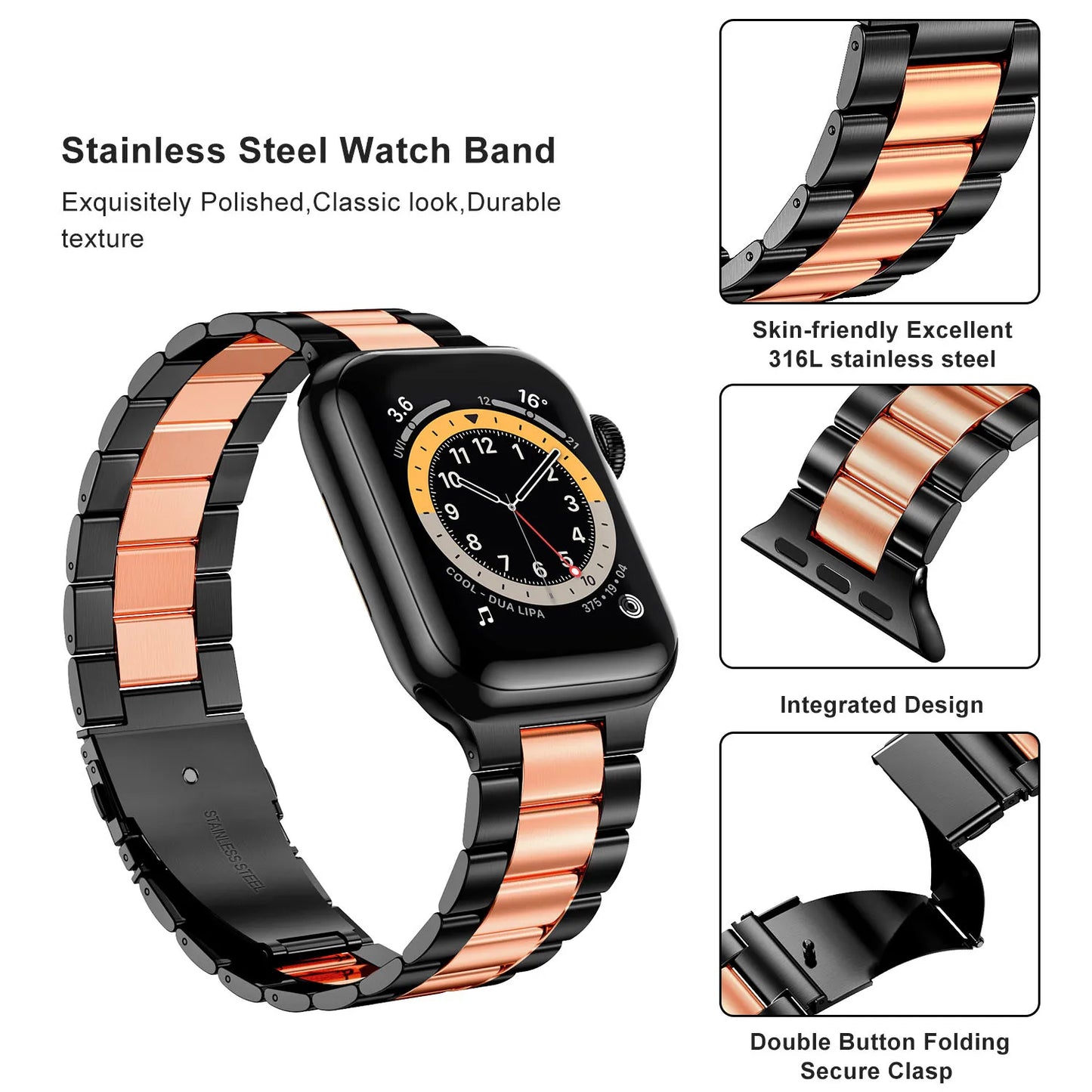 Stainless Steel Watch Band