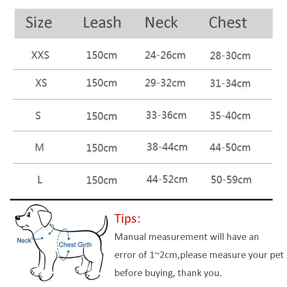 Comfortable Pet Harness and Leash