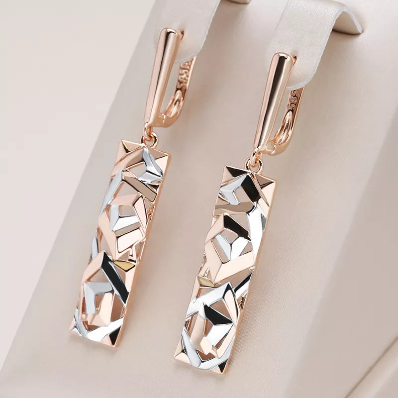 Rose Gold Drop Earrings