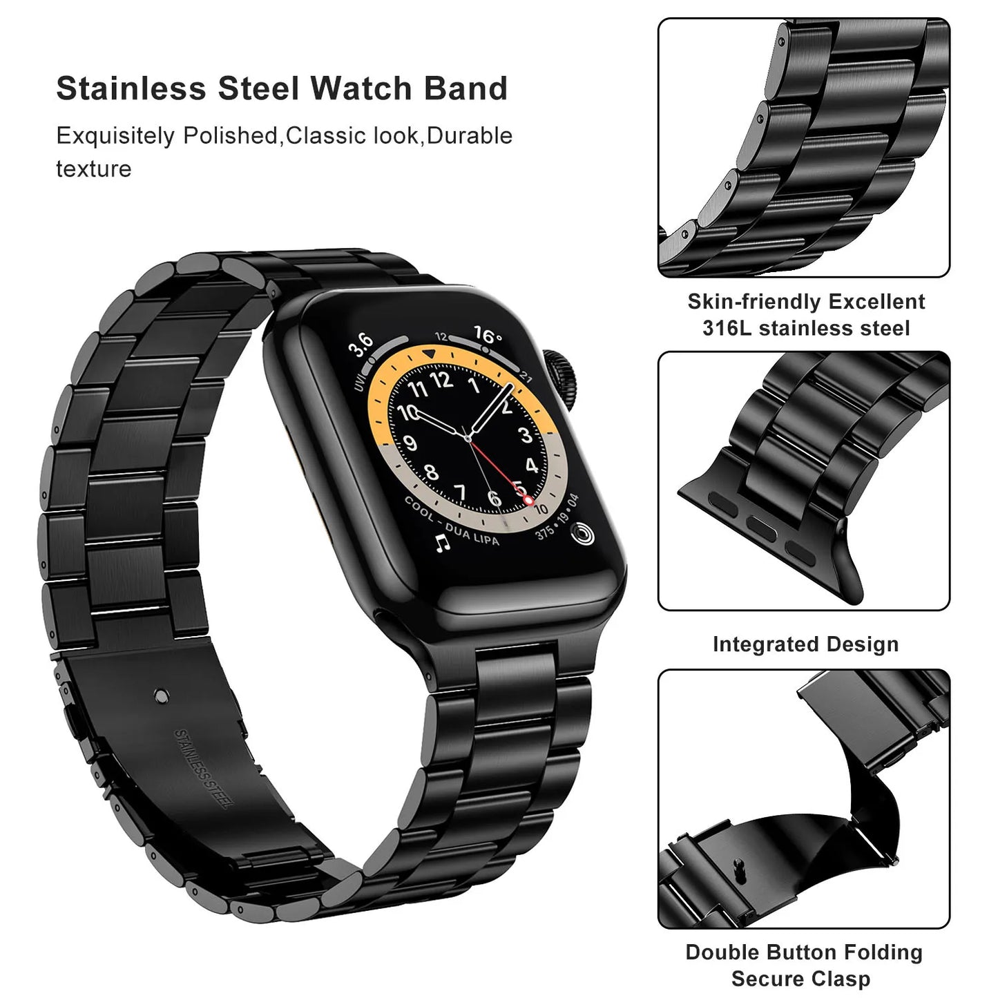 Stainless Steel Watch Band