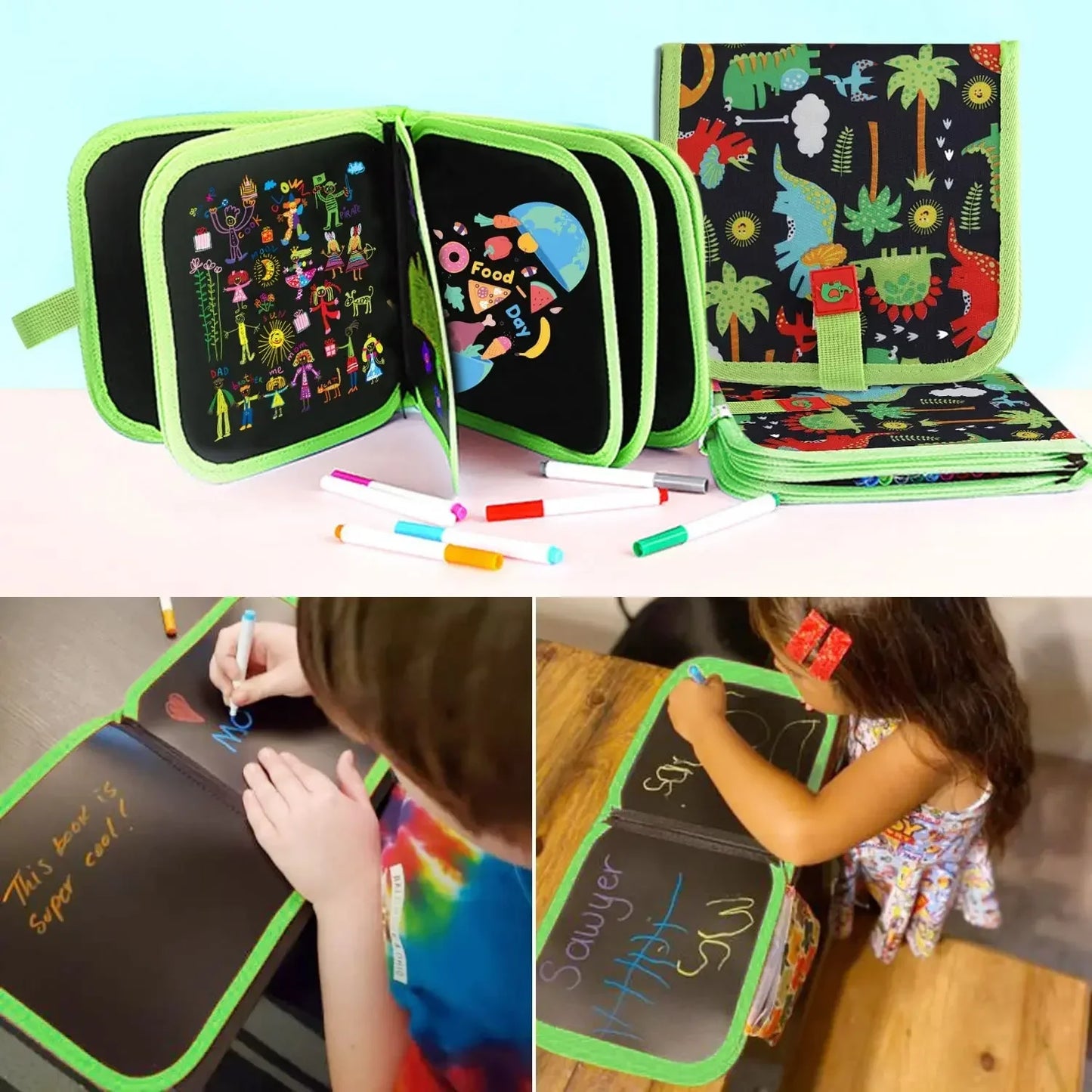 Educational Erasable Doodle Book