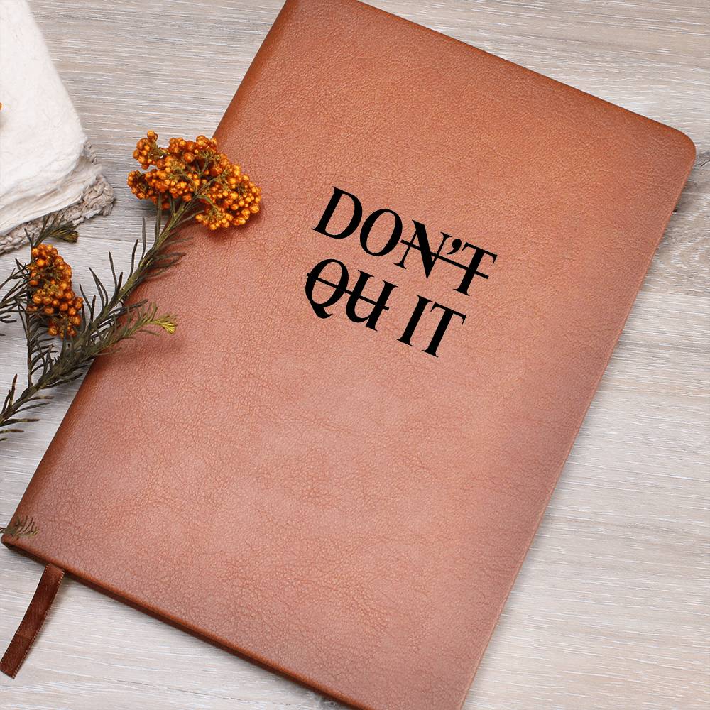 Motivational Leather Journal