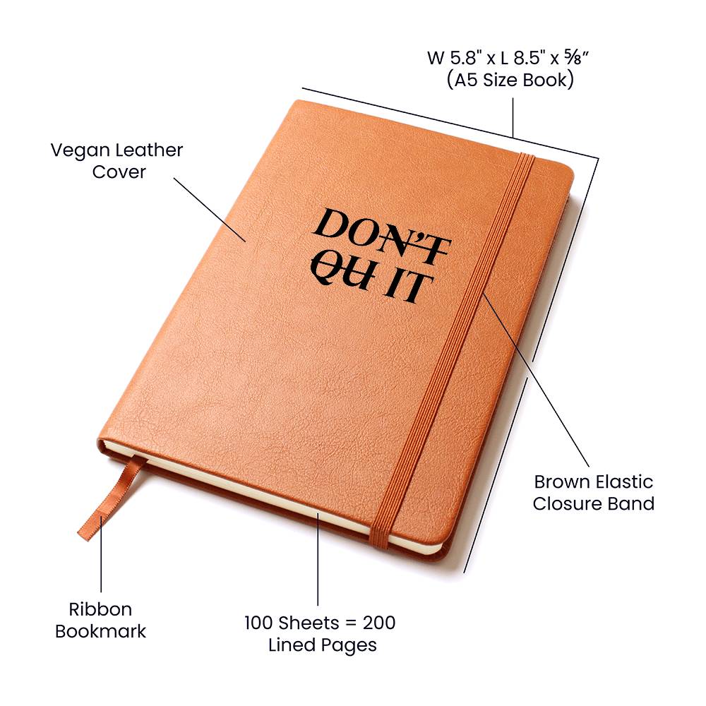 Motivational Leather Journal