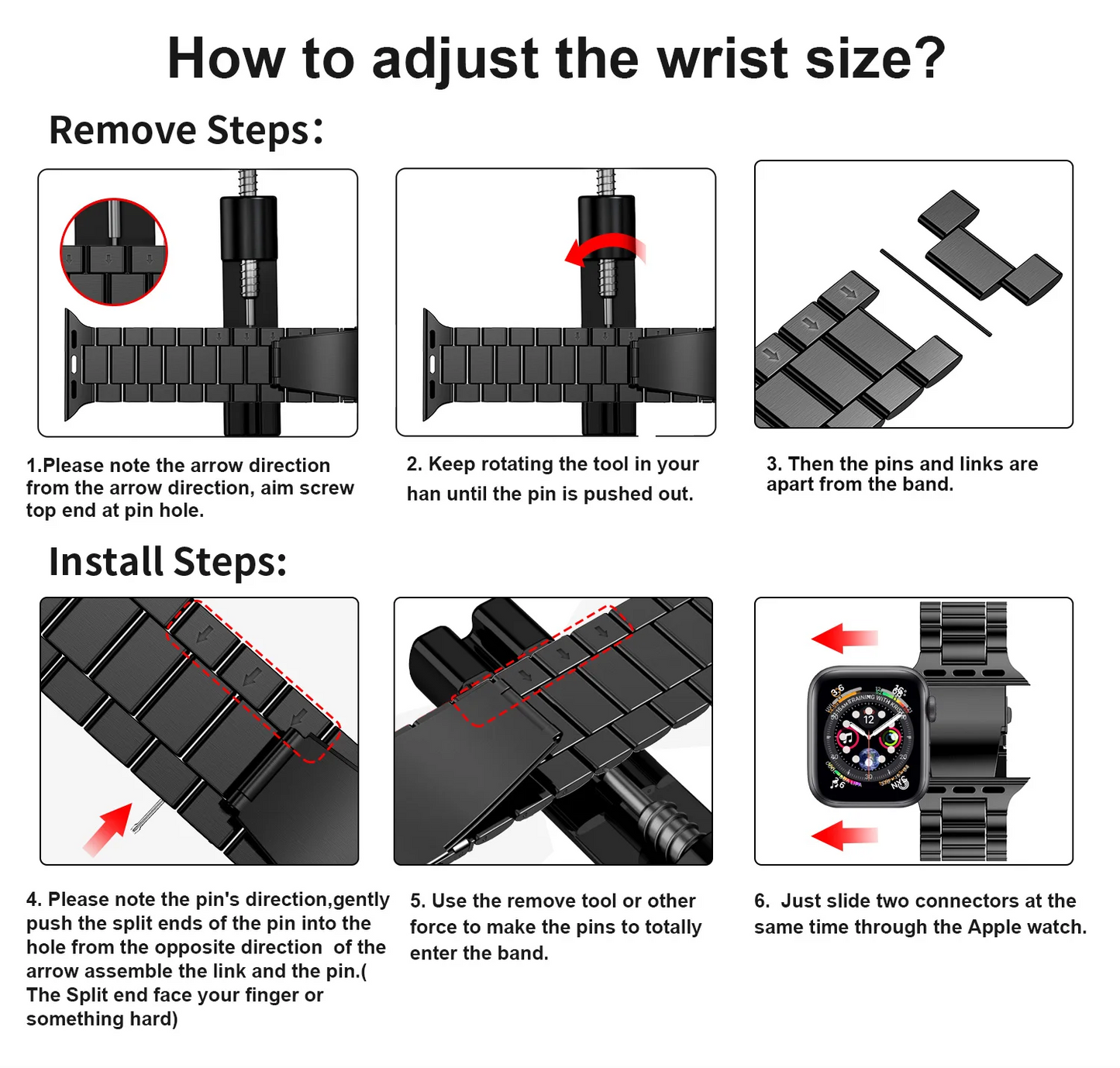 Stainless Steel Watch Band