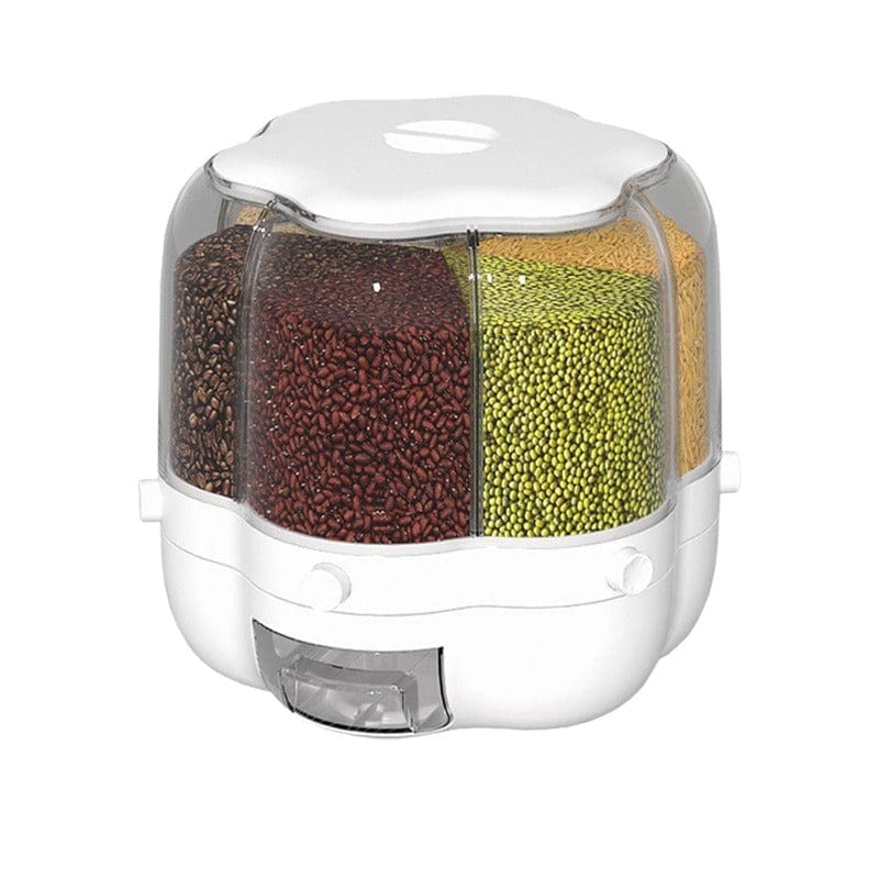 GrainSpin Pro - The Ultimate Pantry Organizer Rotating Grain Dispenser